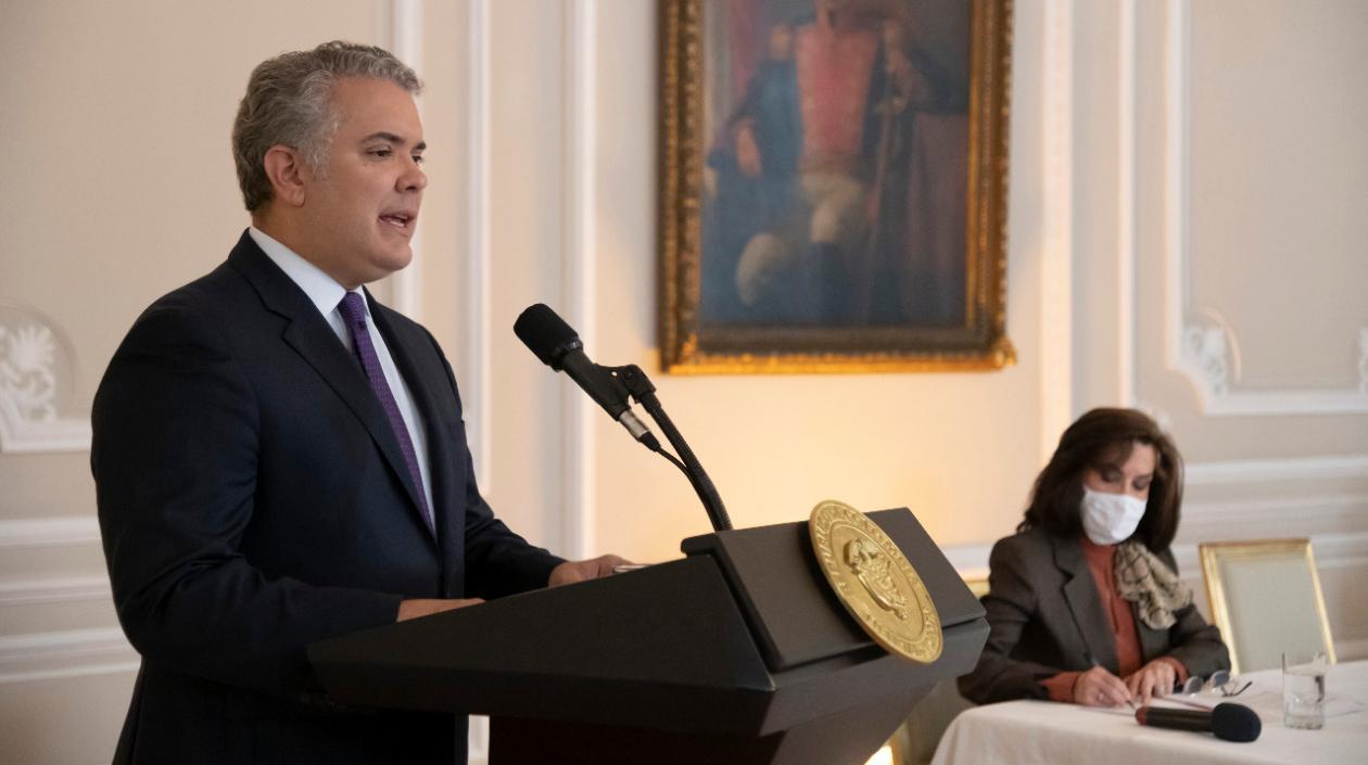 El Presidente de la República, Iván Duque.