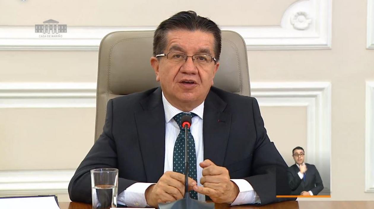 Ministro de Salud, Fernando Ruíz.