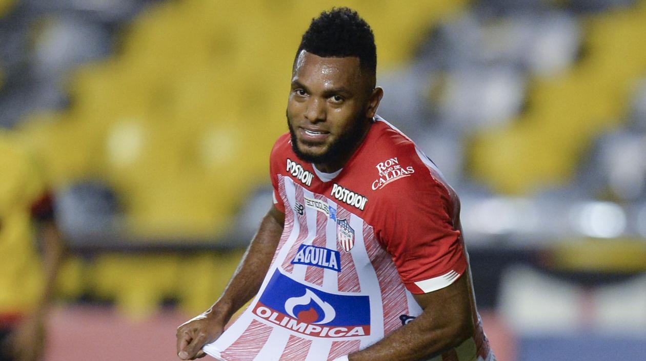 Miguel Ángel Borja, goleador de Junior. 