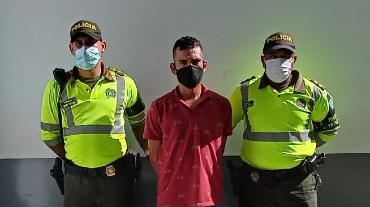 Leonel David Torres Pérez fue llevado a la URI de la Fiscalía. 