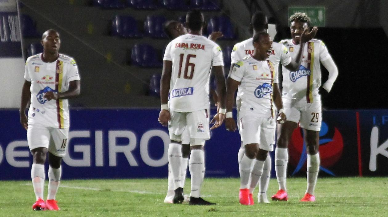 Jugadores del Deportes Tolima. 