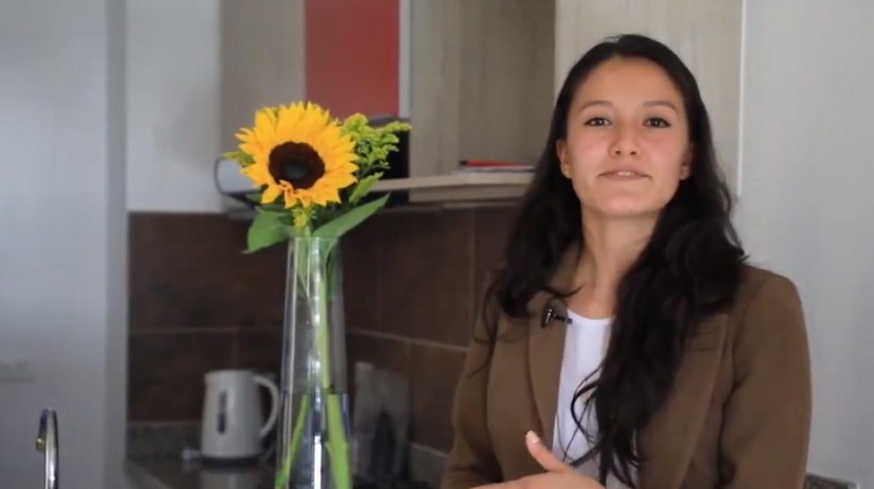 Erika Villamil, beneficiaria de subsidio No VIS.