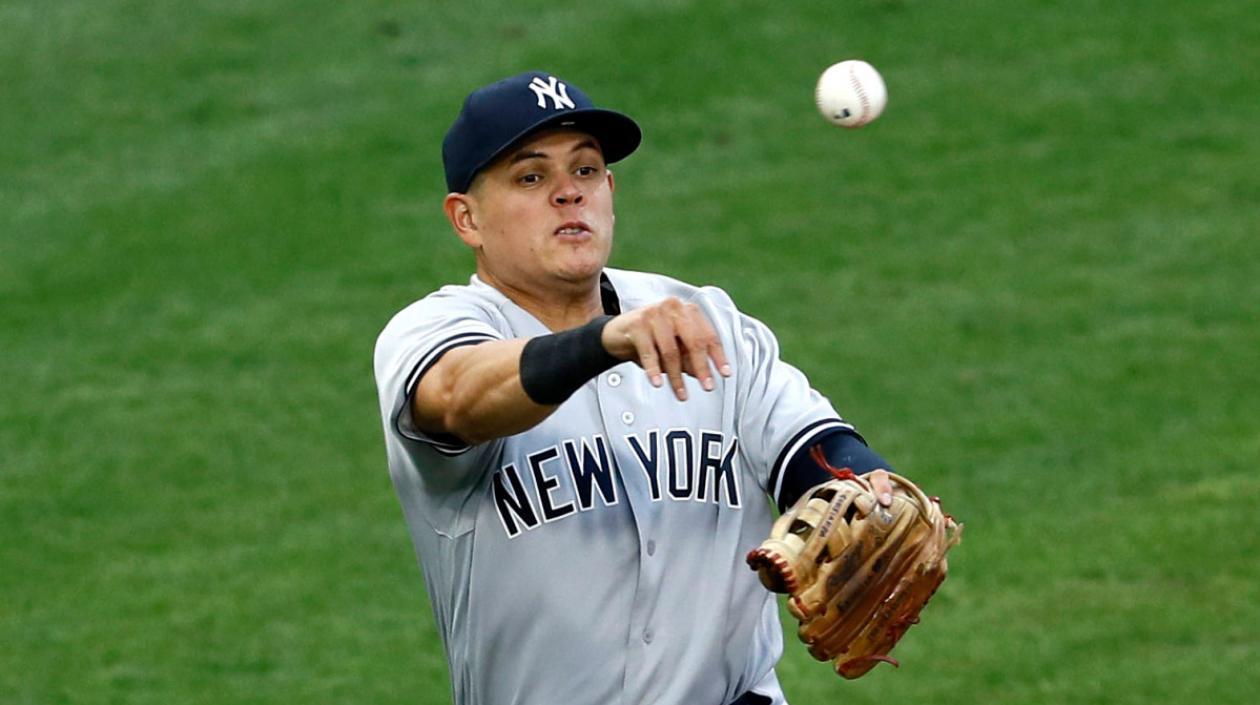 Giovanni Urshela, pelotero de los Yankees. 