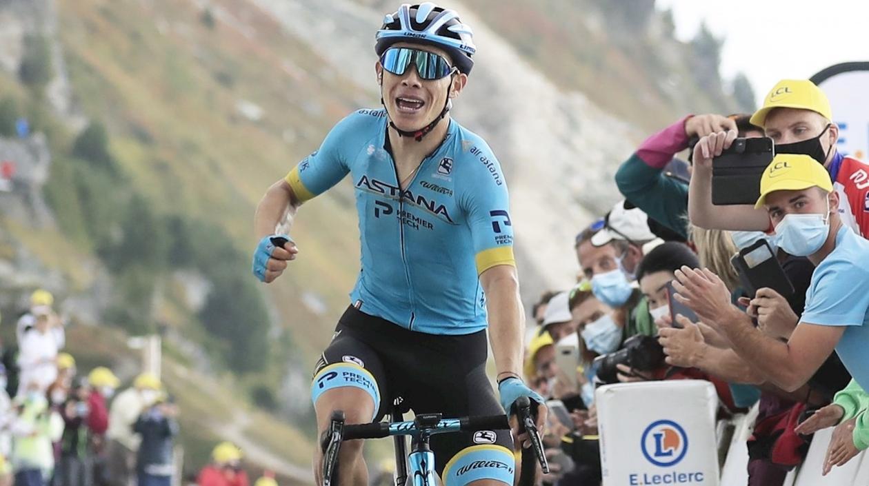 Miguel Ángel 'Superman' López, ciclista colombiano. 