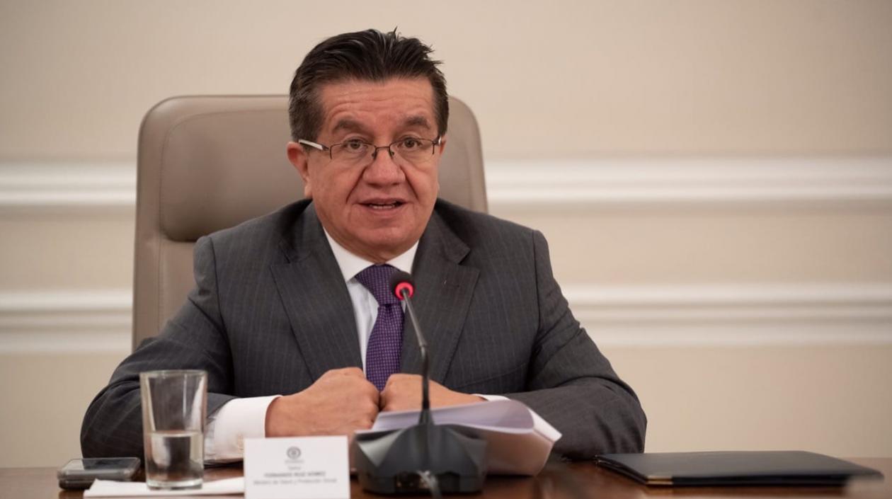 Fernando Ruiz, ministro de Salud.