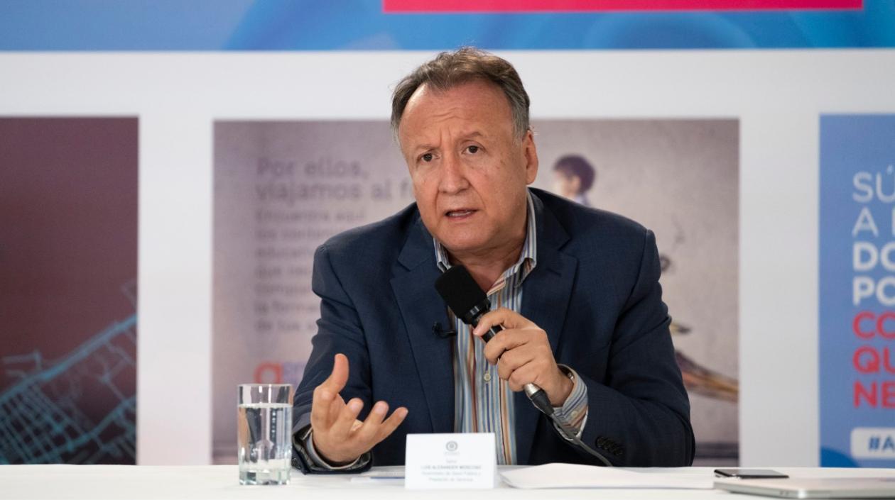 El Viceministro de Salud, Luis Alexander Moscoso.