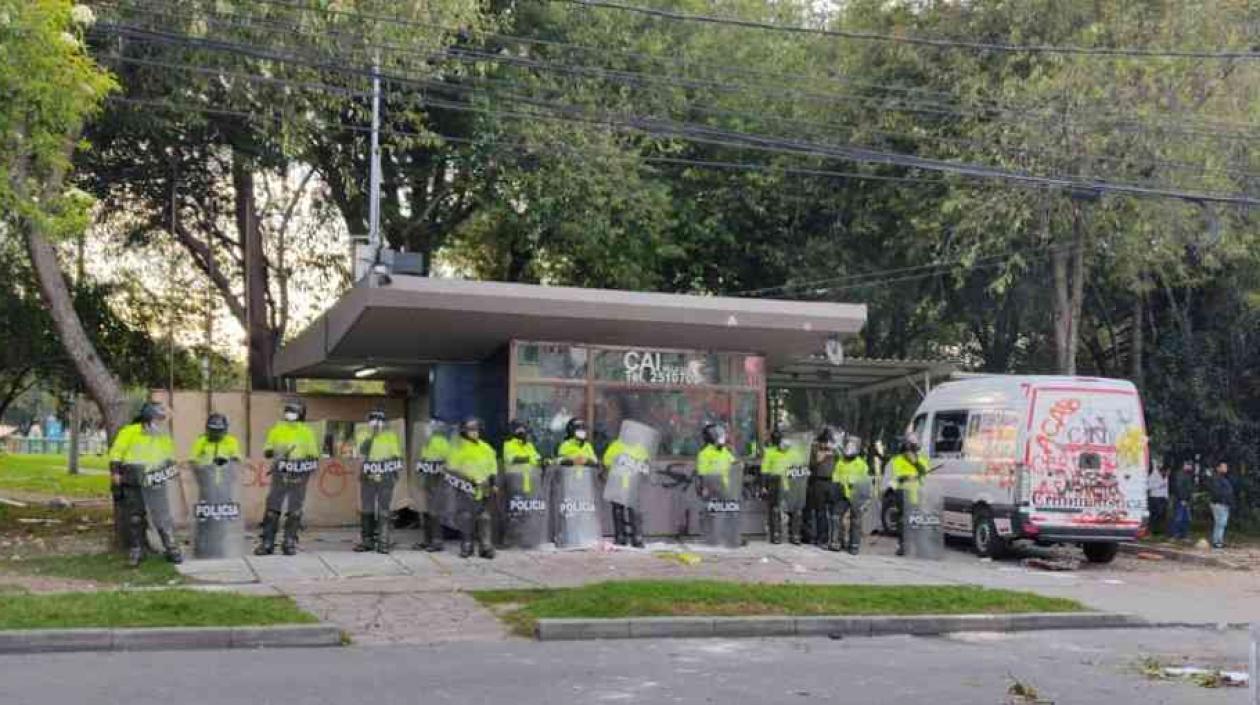 CAI del barrio Villa Luz en Bogotá.