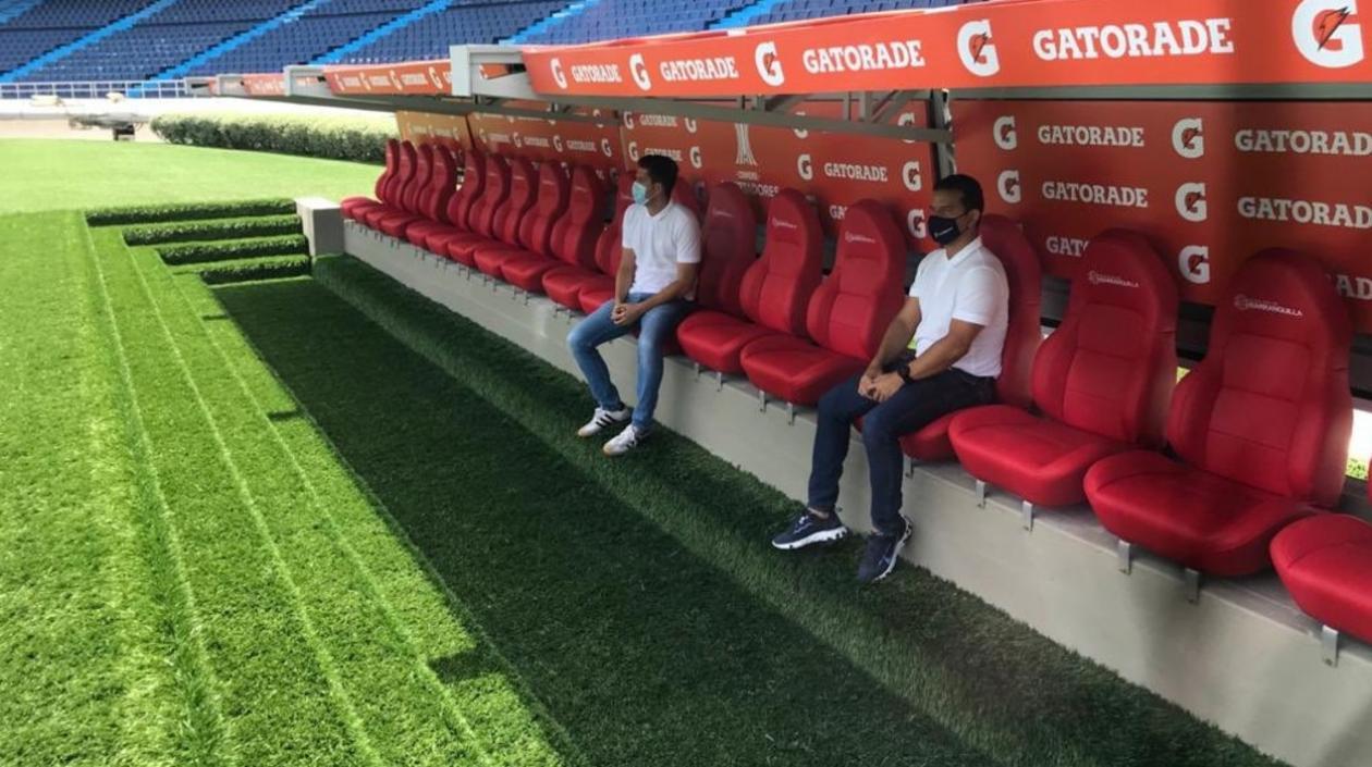 Gabriel Berdugo, secretario de Recreación y Deportes, muestra el nuevo escenario.