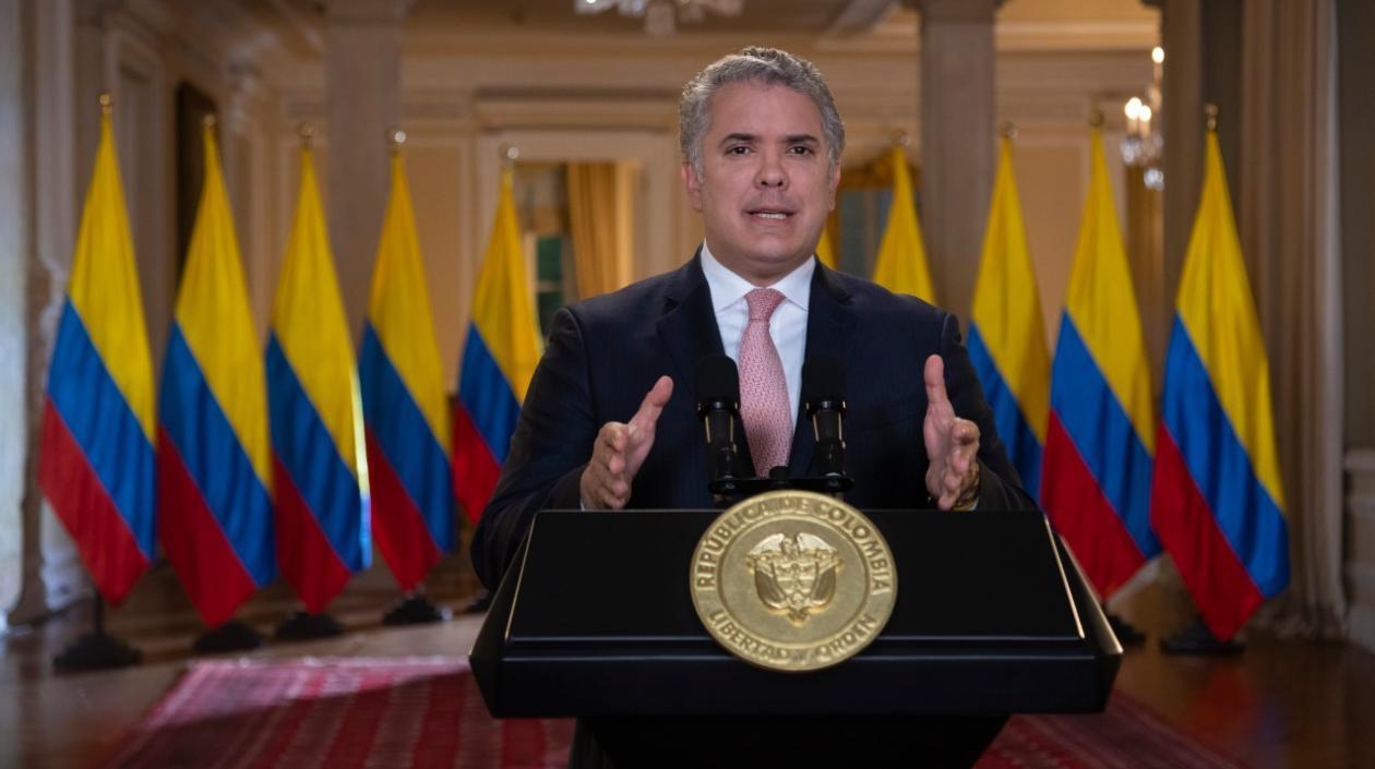 El Presidente de la República, Iván Duque.