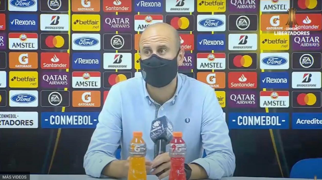 Miguel Ángel Ramírez, DT de Independiente del Valle.