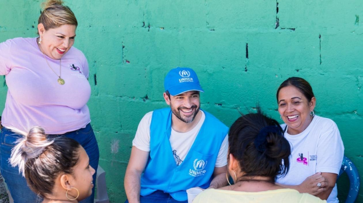 Actor Alfonso Herrera, embajador de buena voluntad de la Acnur.