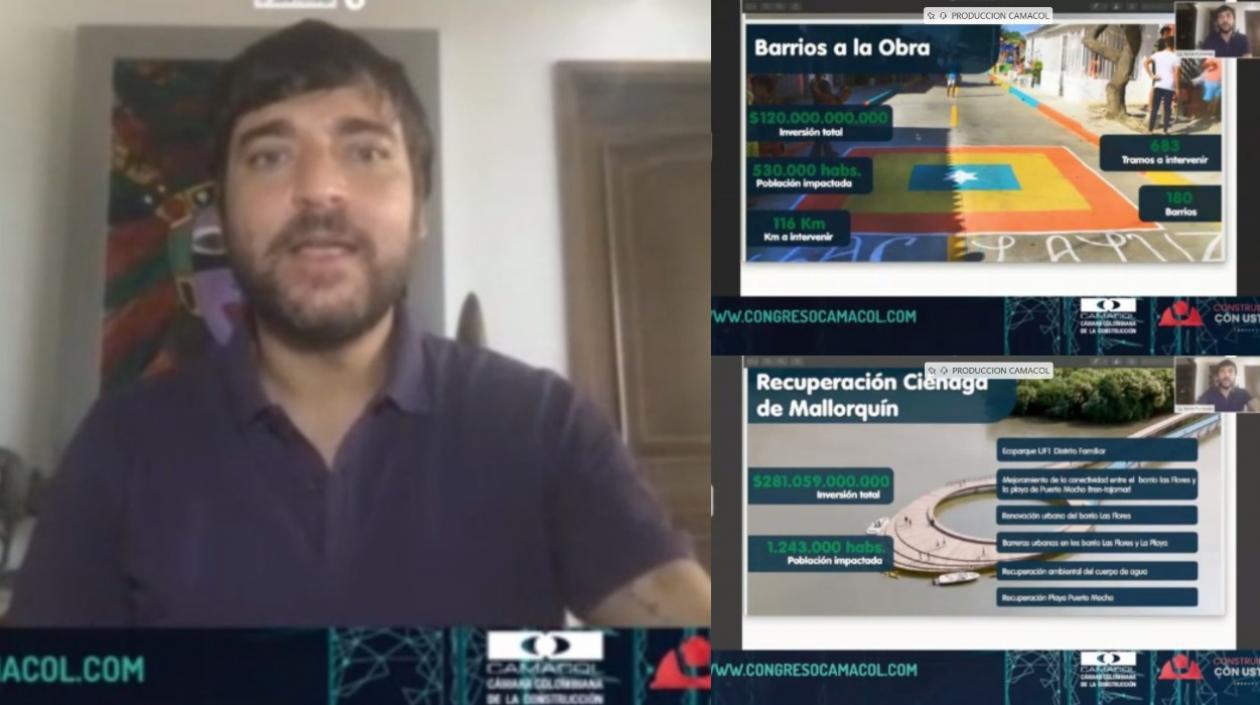 El Alcalde de Barranquilla, Jaime Pumarejo.