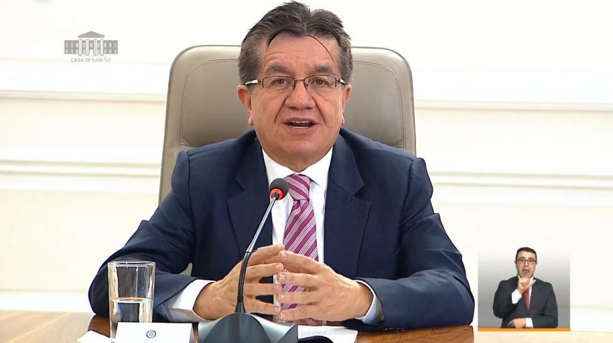 Ministro de Salud, Fernando Ruíz.