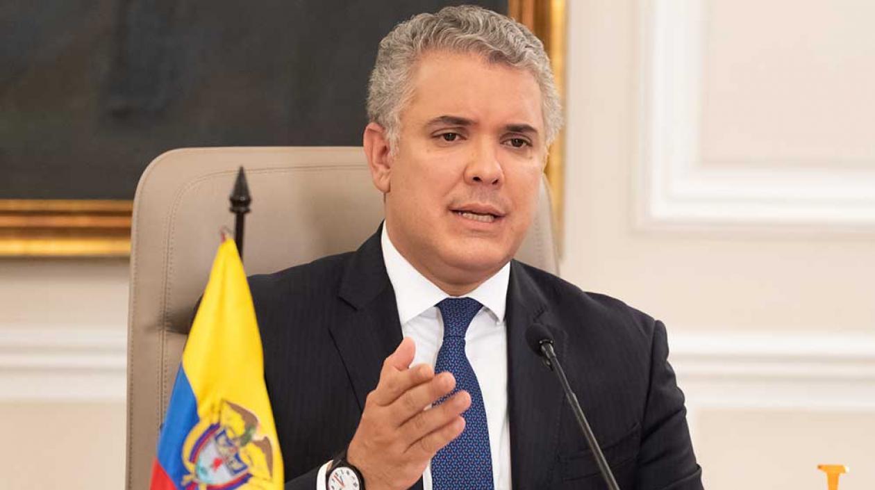 Iván Duque, presidente de Colombia.