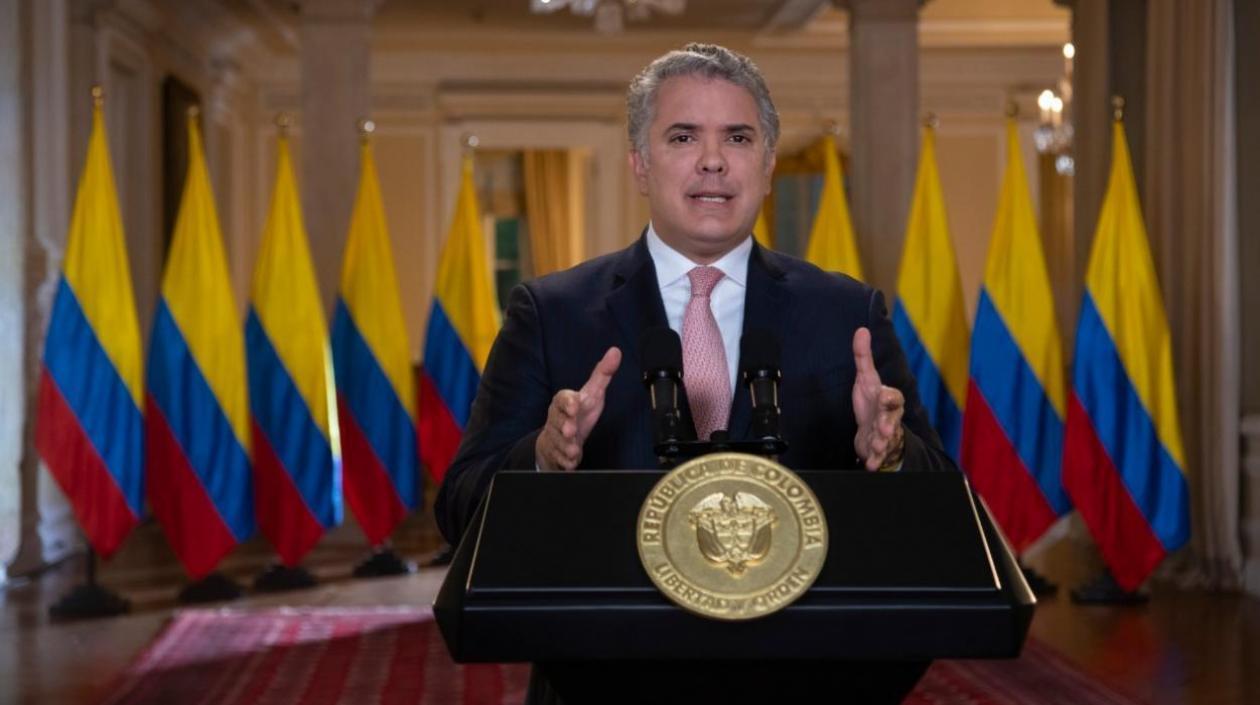 El Presidente de la República, Iván Duque.