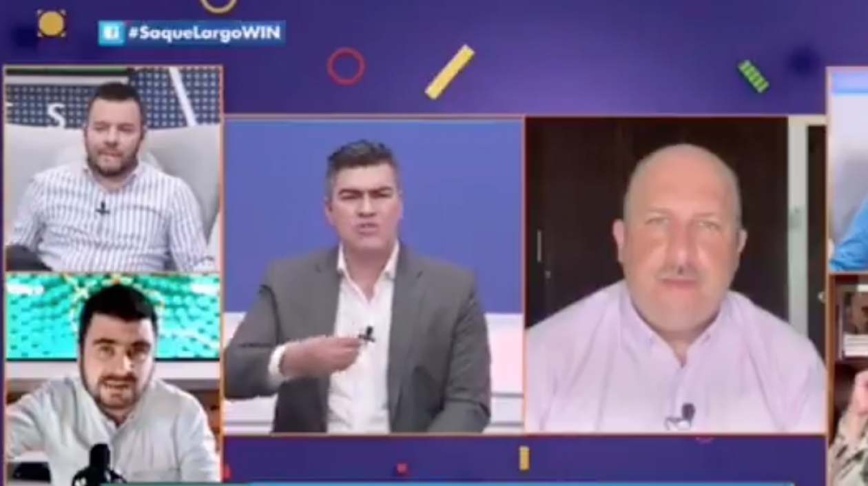 Momento del debate en Saque Largo.