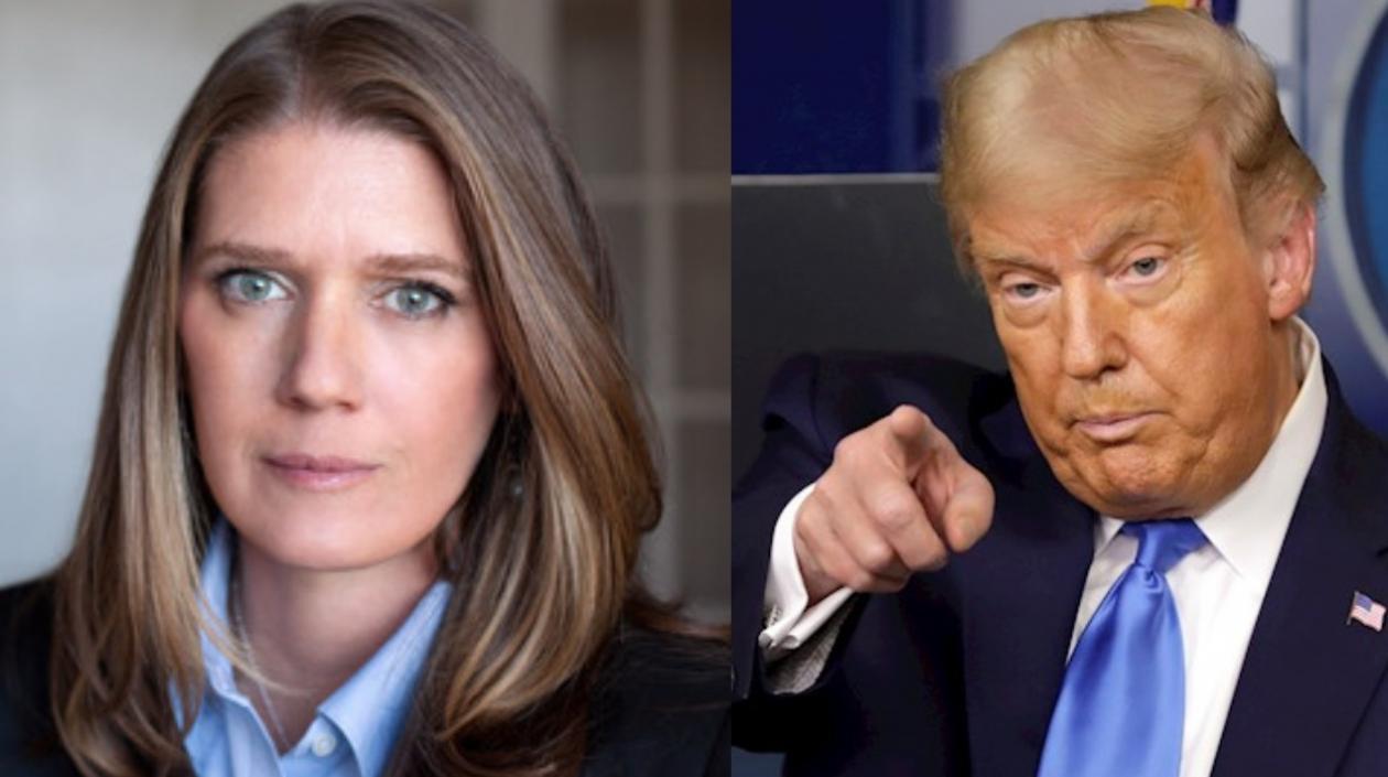 Mary L. Trump y Donald Trump.