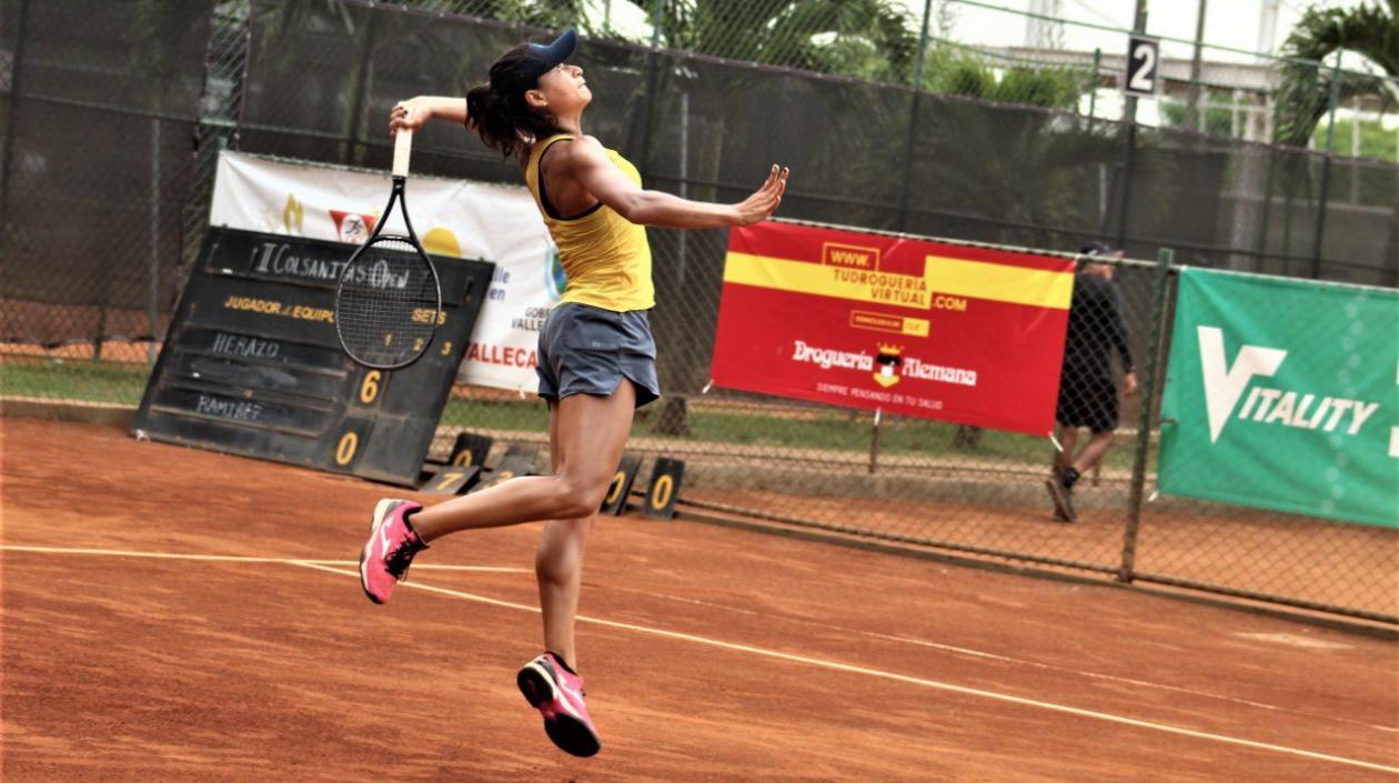 María Fernanda Herazo, tenista barranquillera. 