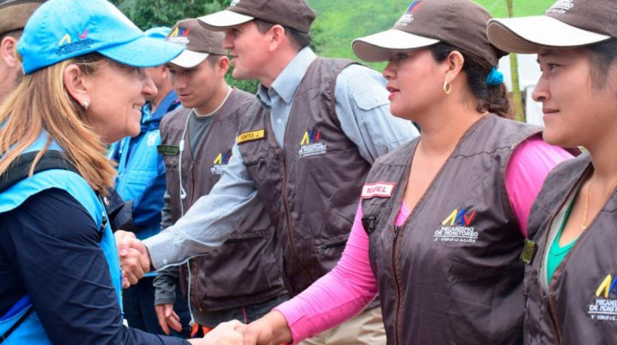 La misión verifica el cumplimiento de parte de los acuerdos de paz entre el Gobierno y las FARC. 