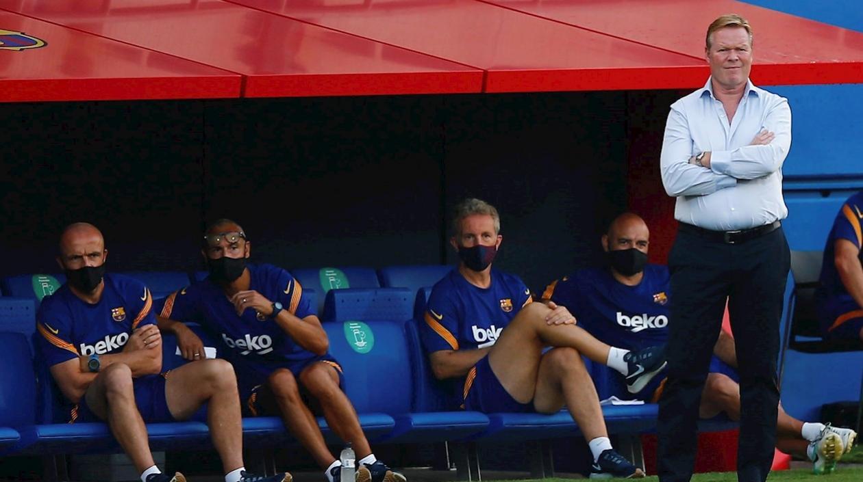 Ronald Koeman, técnico del Barcelona. 