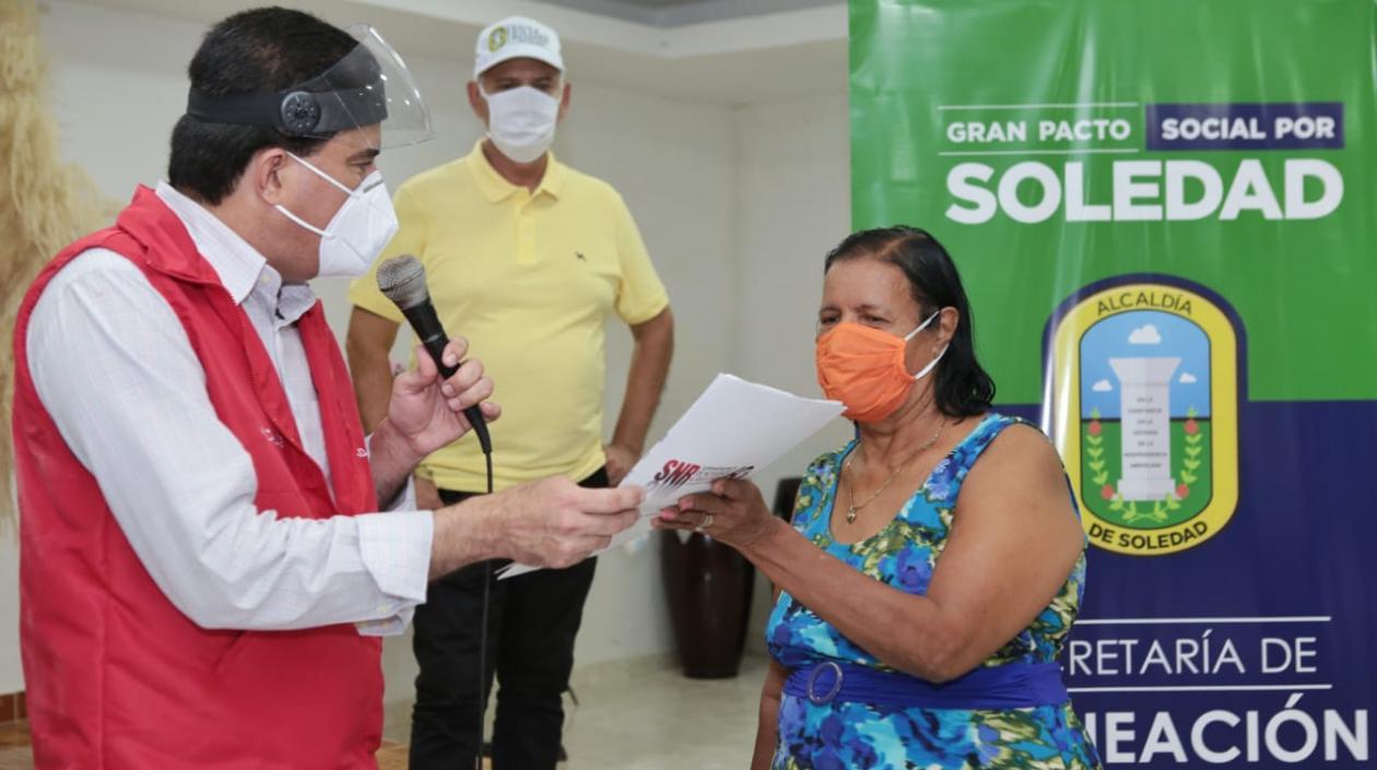 El Alcalde de Soledad, Rodolfo Ucrós.