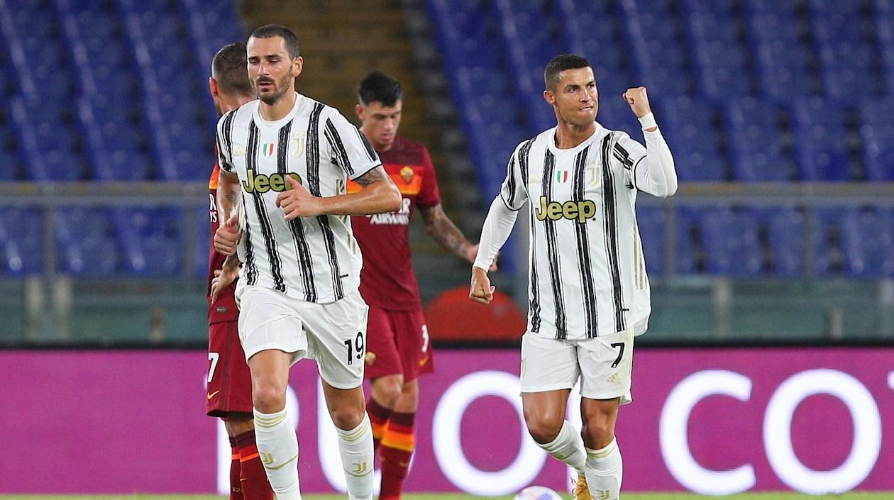 Cristiano Ronaldo celebra una de sus anotaciones. 