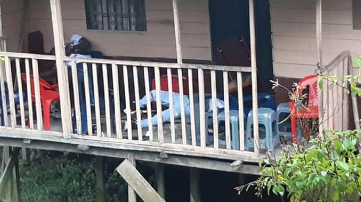 Lugar de los hechos en el barrio Horizonte de Quibdó.