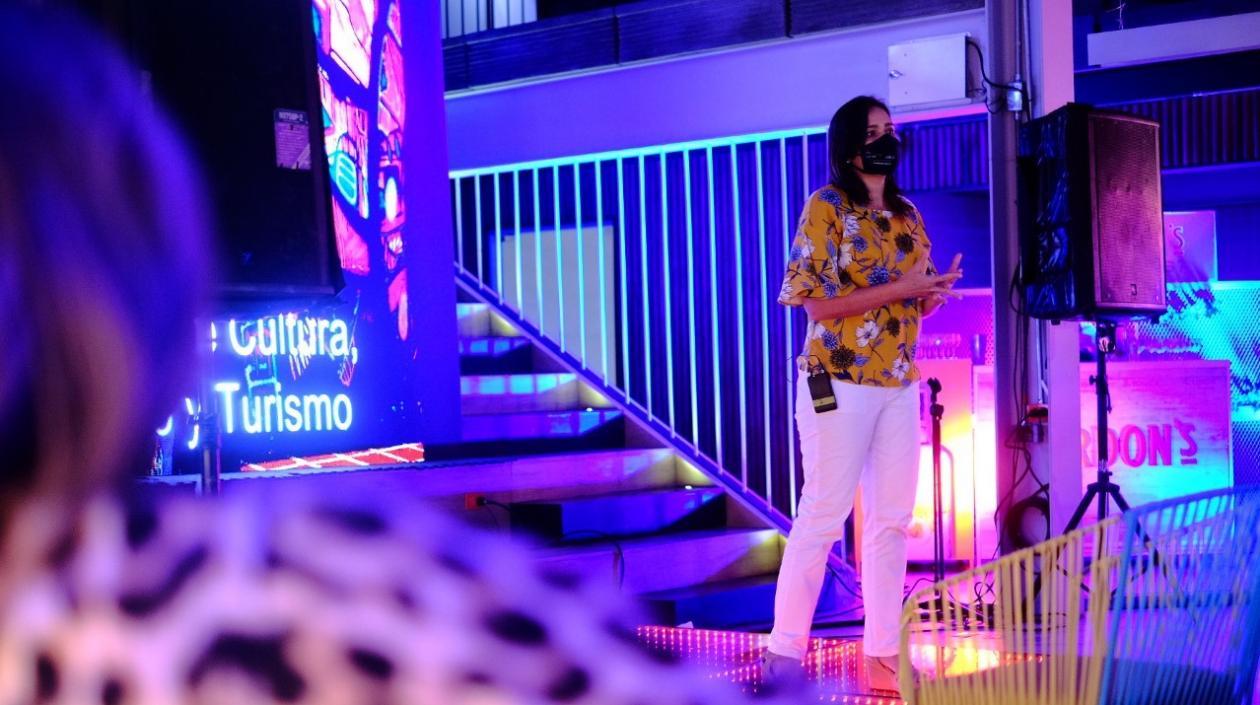 Secretaria de Cultura, Patrimonio y Turismo, María Teresa Fernández.