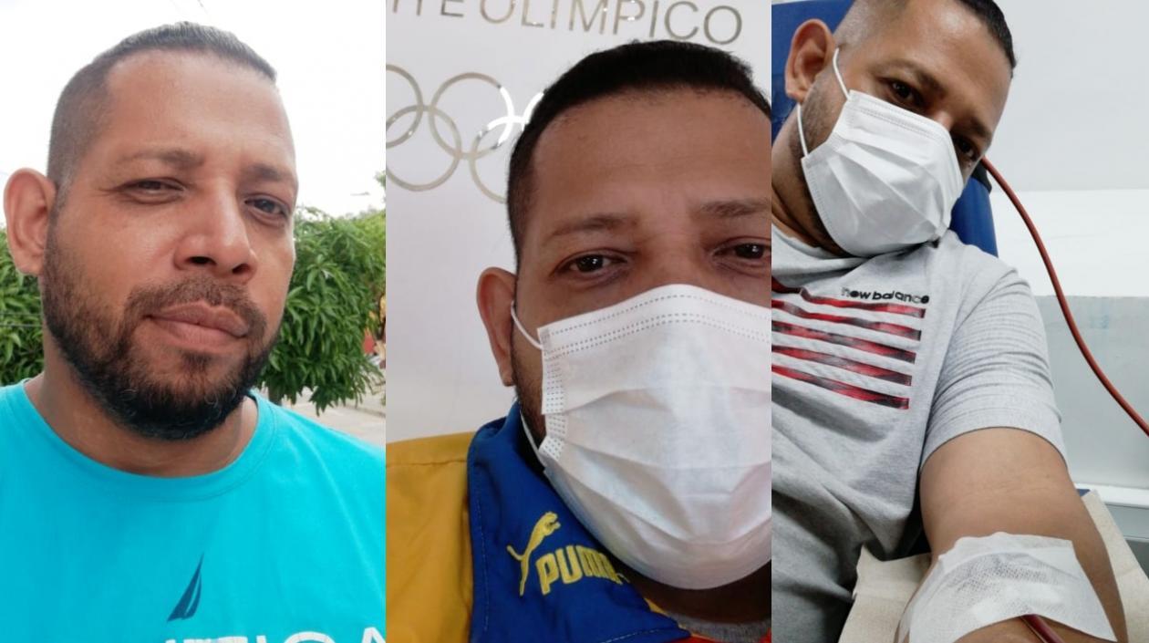 Milton Castro, durante una visita al COC y una de sus tres diálisis semanales. 