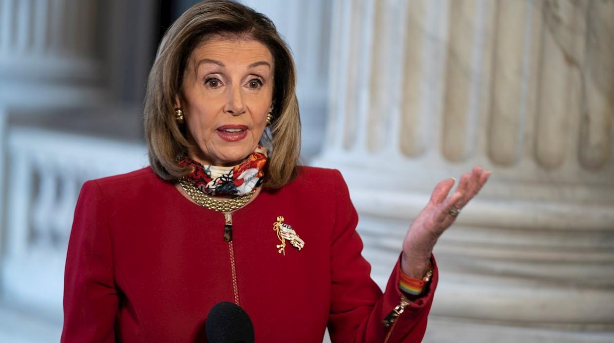 Presidenta de la Cámara de Representantes, Nancy Pelosi.