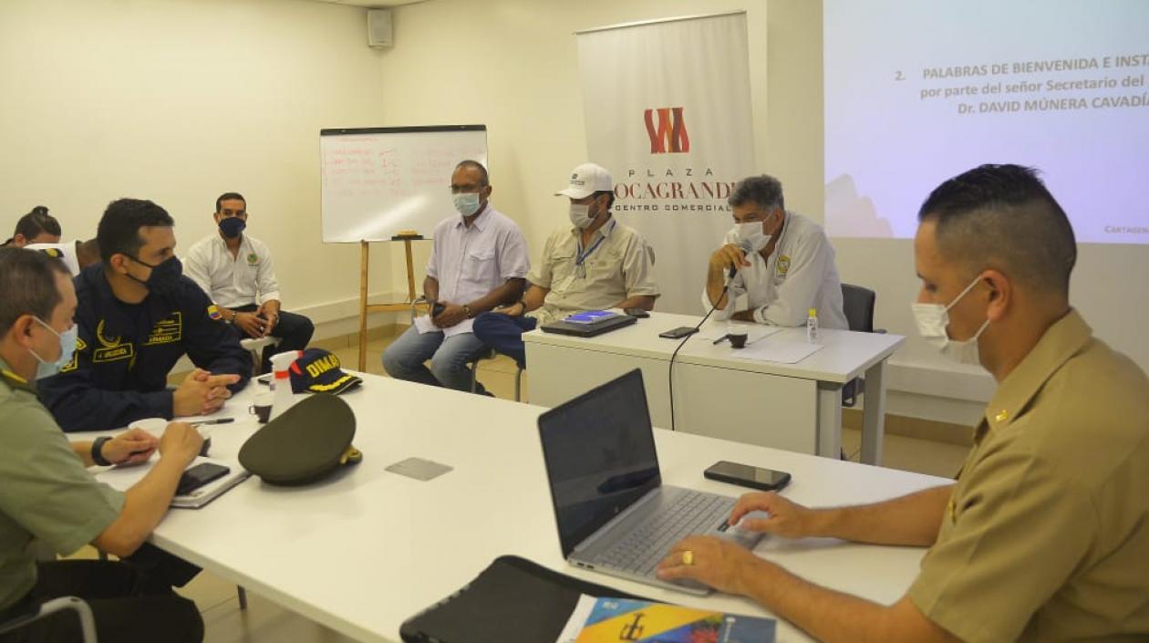 Reunión de Comité de Playas en Cartagena.