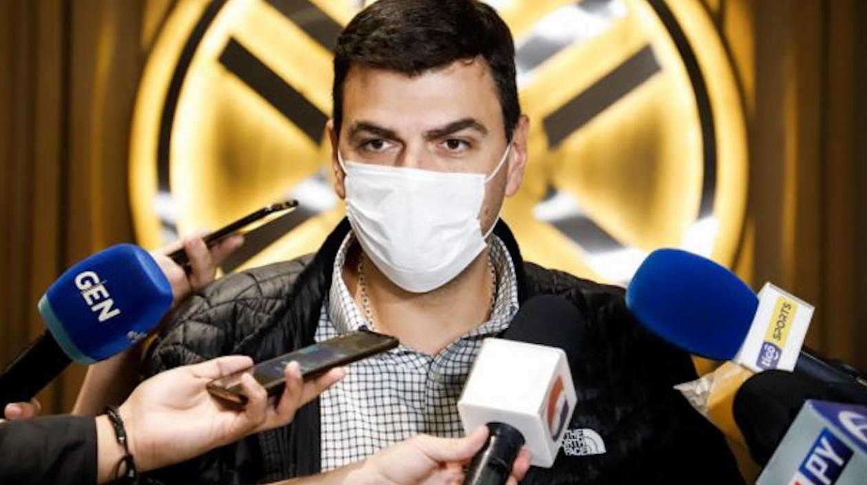 Presidente del Club Olimpia de Paraguay, Marco Trovato.