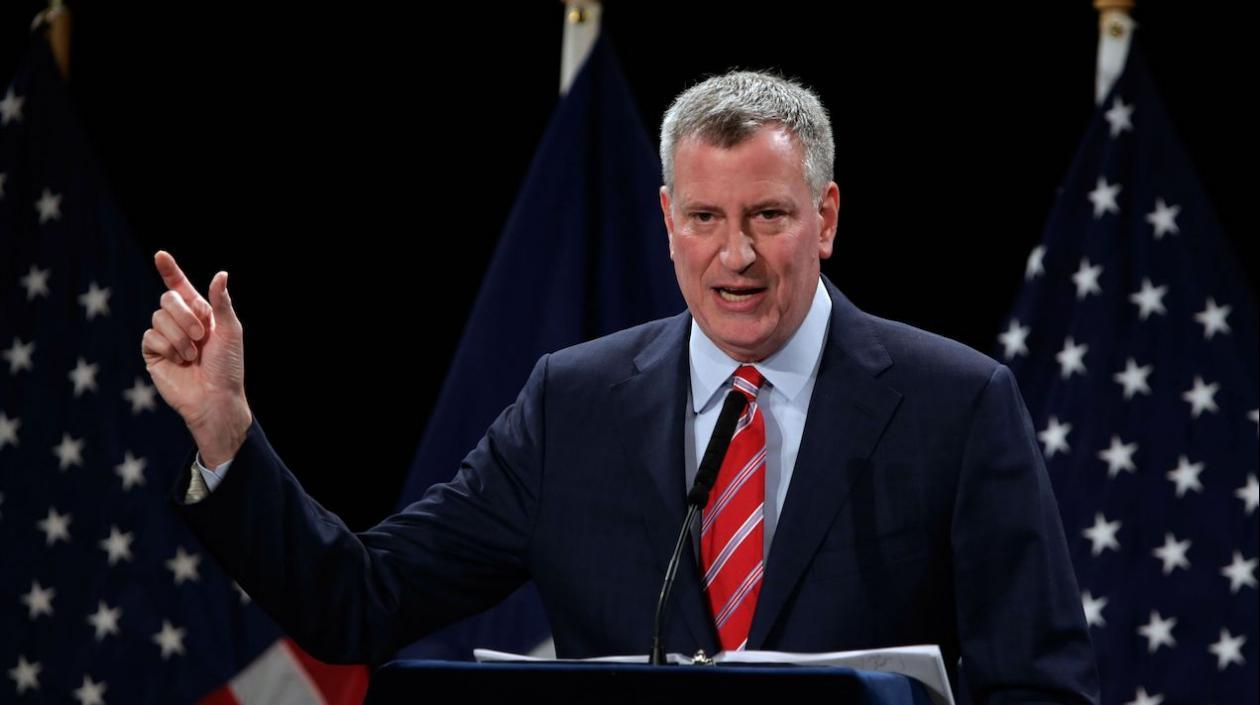 Alcalde de Nueva York, Bill de Blasio.