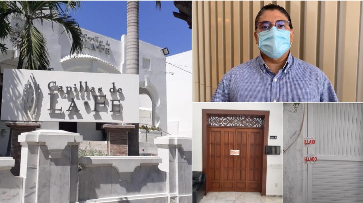 El secretario de Salud, Humberto Mendoza, indicó que Capillas de la Fe incumplió protocolos de bioseguridad.