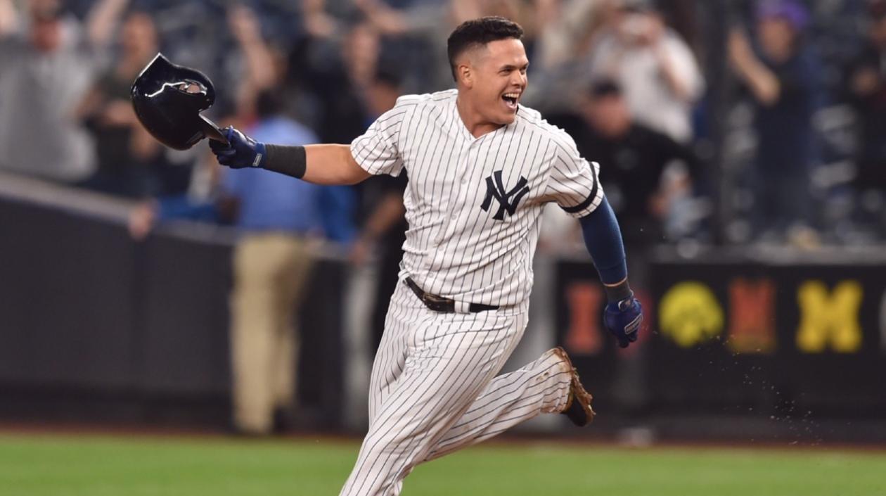 Giovanni Urshela, pelotero de los Yankees. 