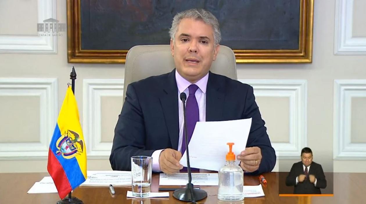 Presidente Iván Duque. 