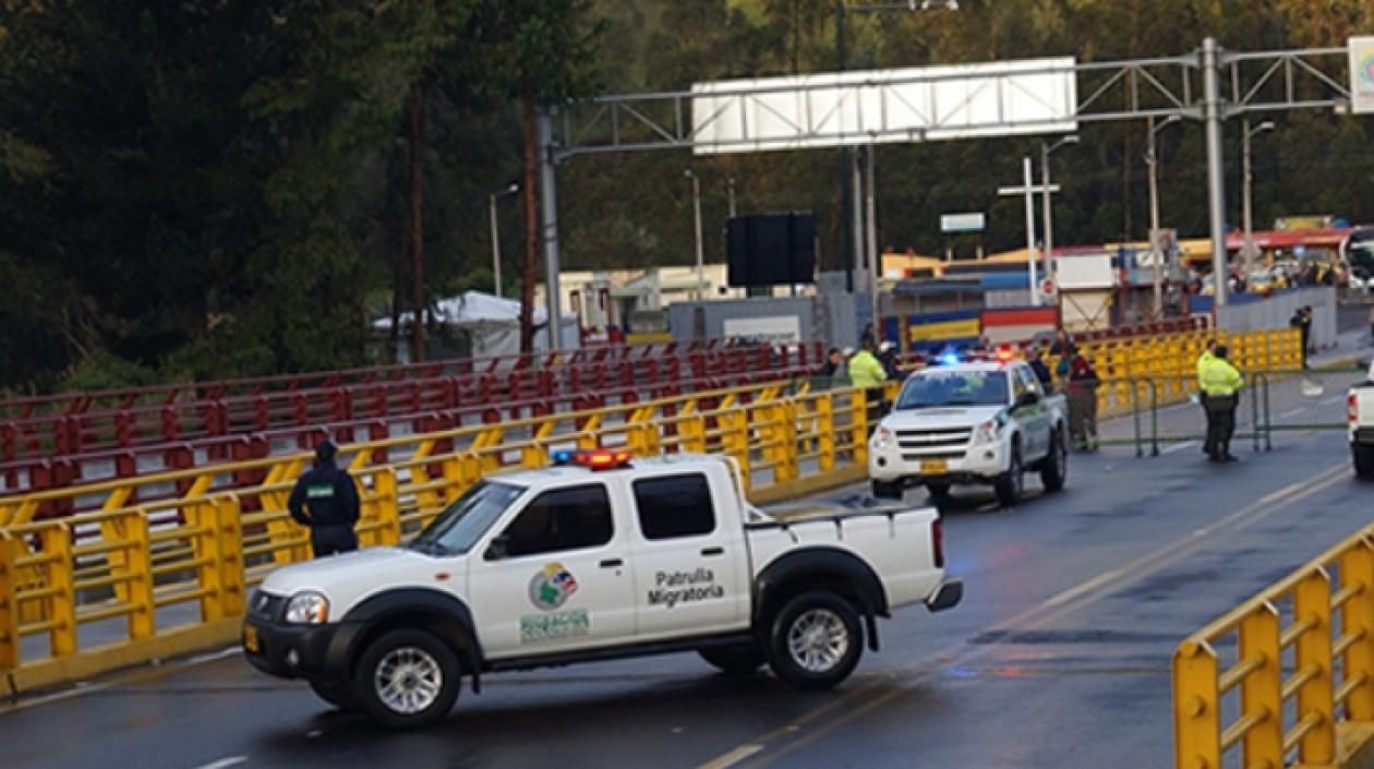 Frontera con Ecuador.