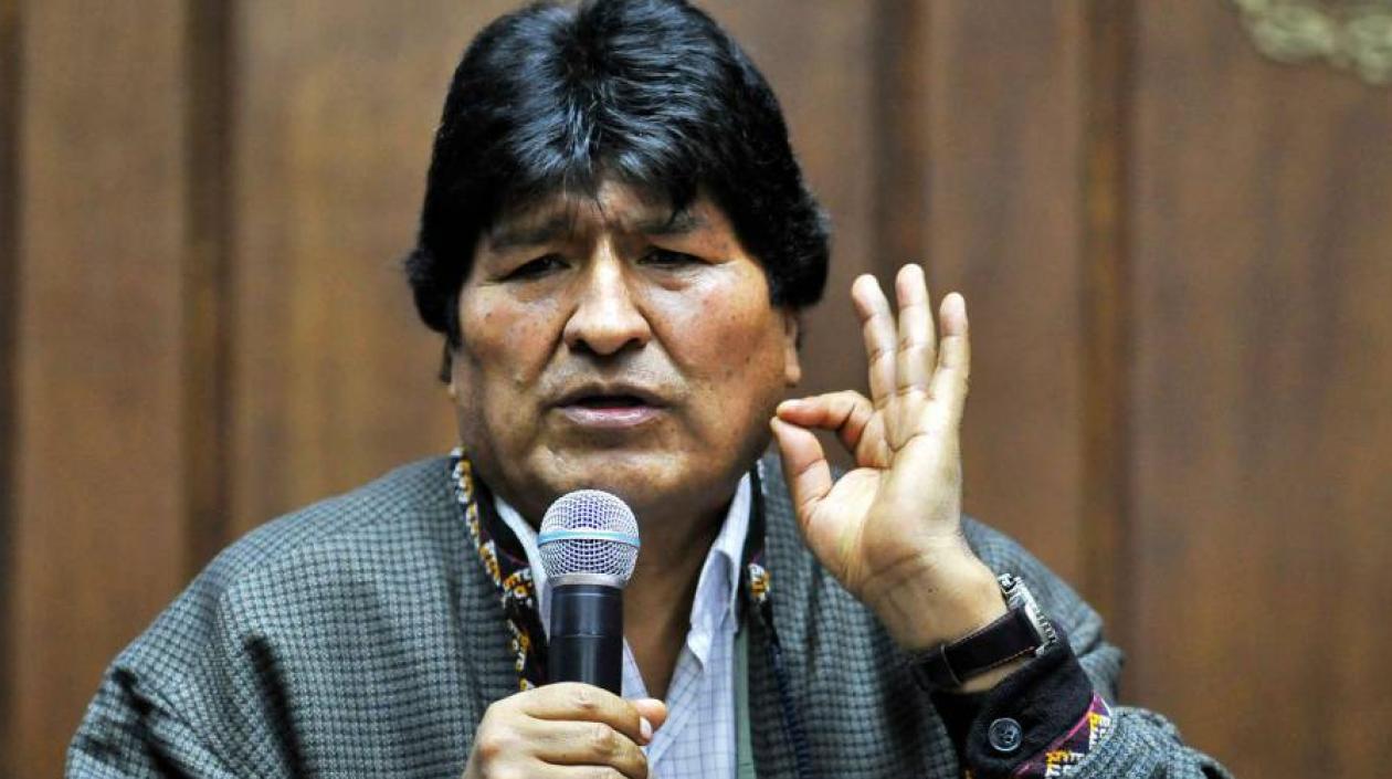 Evo Morales, expresidente de Bolivia.