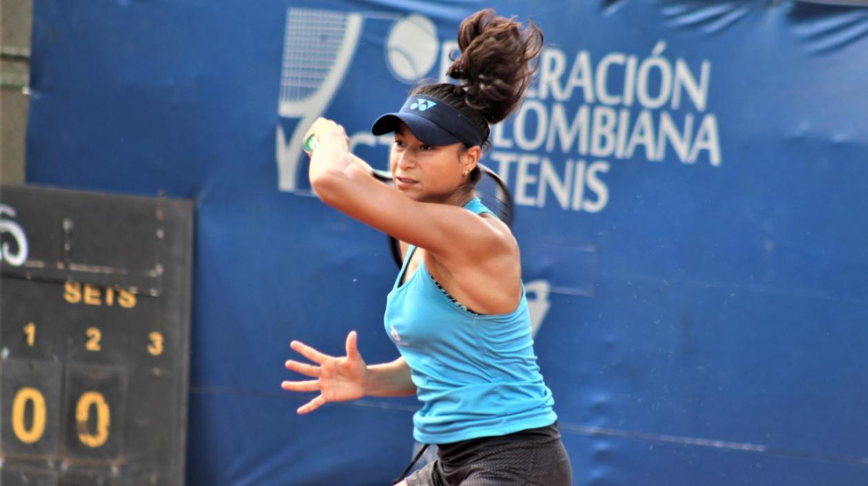 María Fernanda Herazo, tenista barranquillera. 