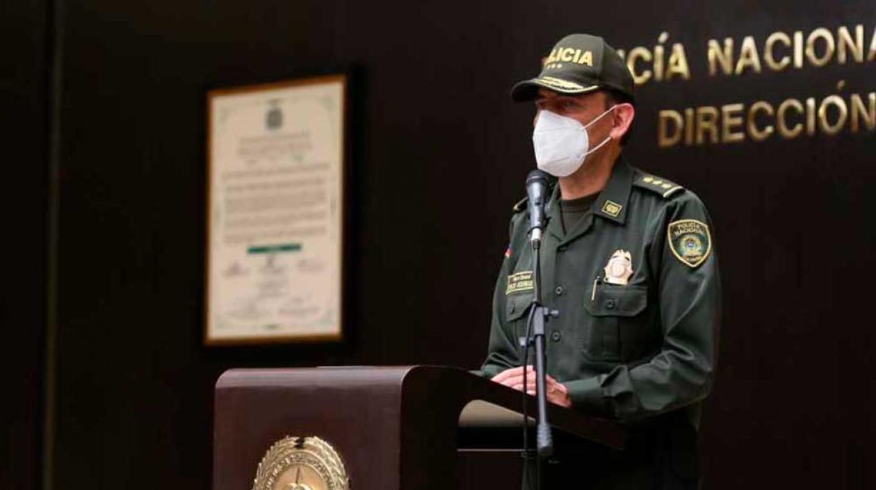 El director de seguridad ciudadana de la Policía, general Carlos Ernesto Rodríguez.