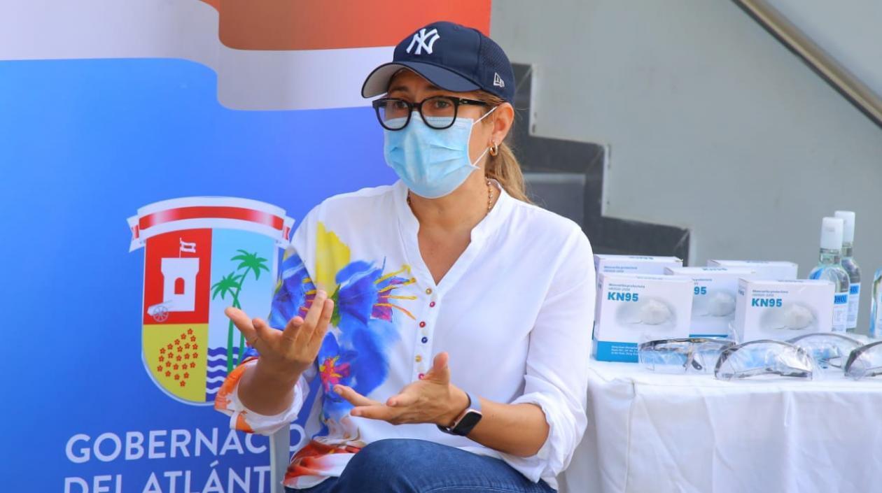 Alma Solano, Secretaria de Salud del Atlántico.