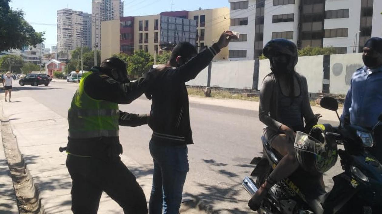 Requisa de la Policía de Santa Marta.