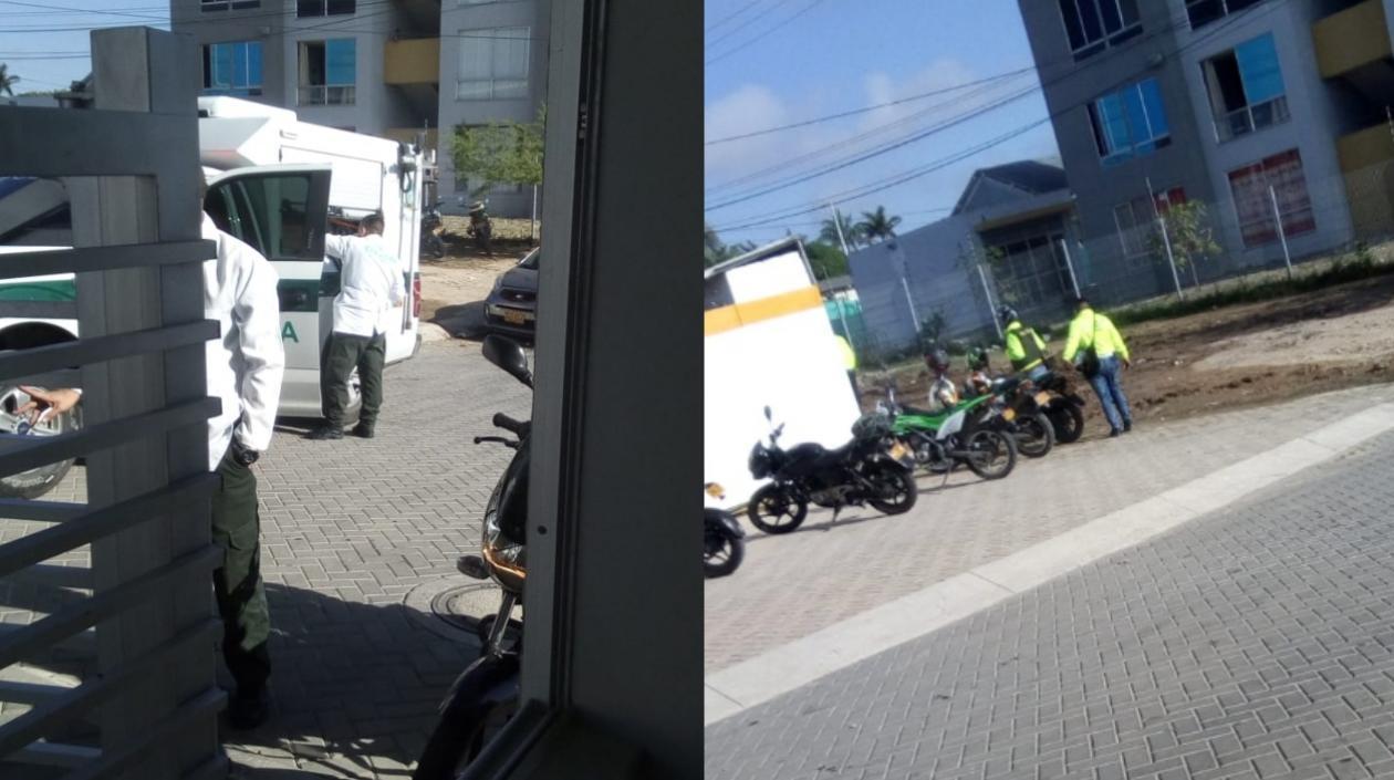 La Sijin se encargó de la inspección del cadáver. 