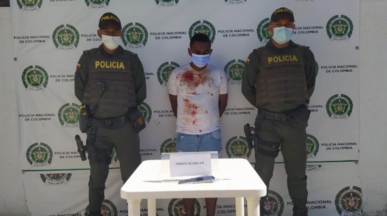 Marlon Enrique Lara Pacheco, el capturado.