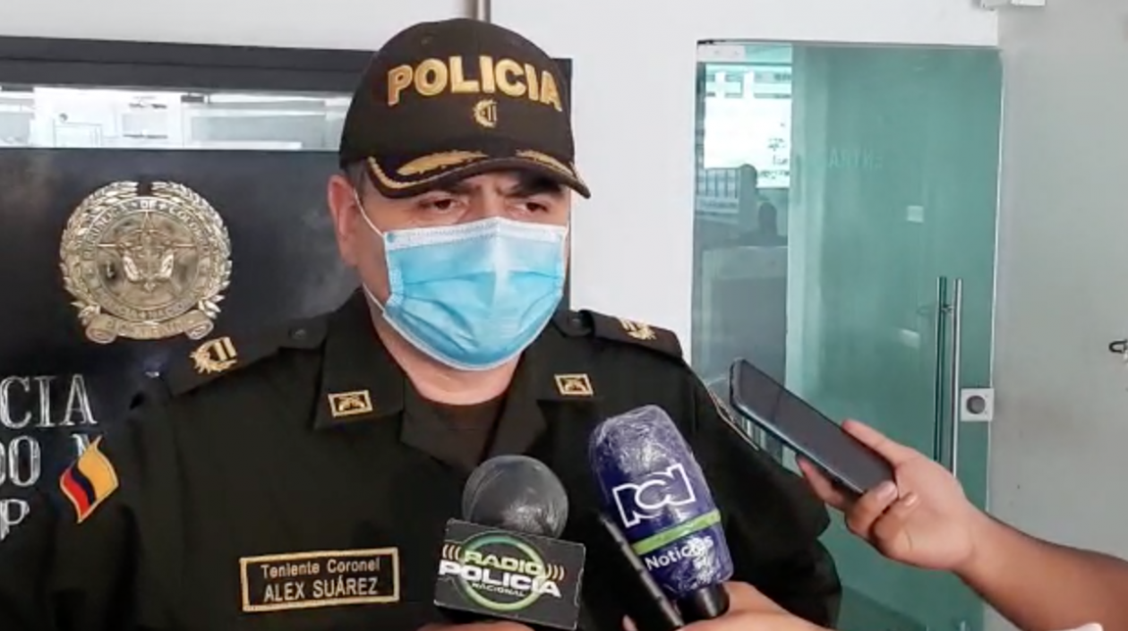 Coronel Alex Suárez, comandante operativo de la Mebar.