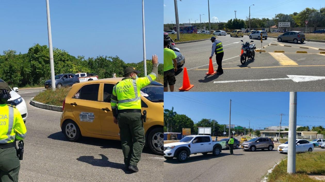 Imágenes de los operativos.