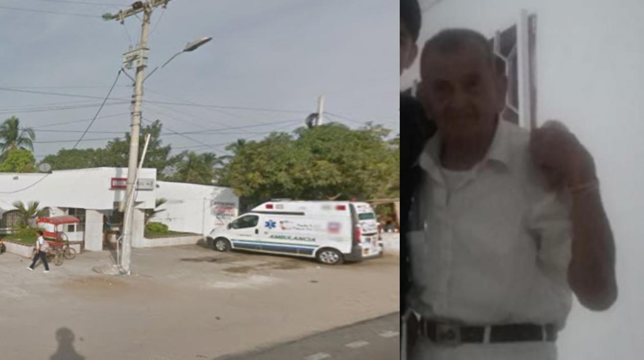 Francisco Zapata fue atendido inicialmente en el Hospital de Palmar de Varela. 