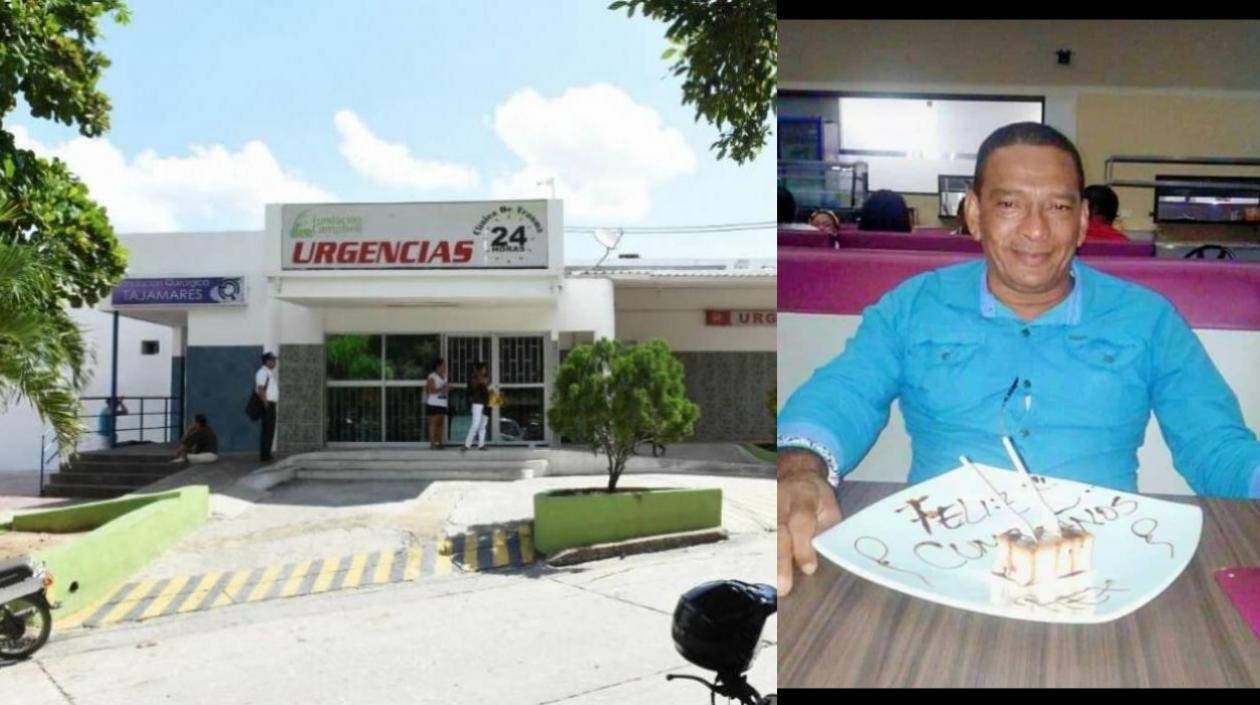 Heliberto Montenegro Monsalvo falleció en la Clínica Campbell de Barranquilla. 