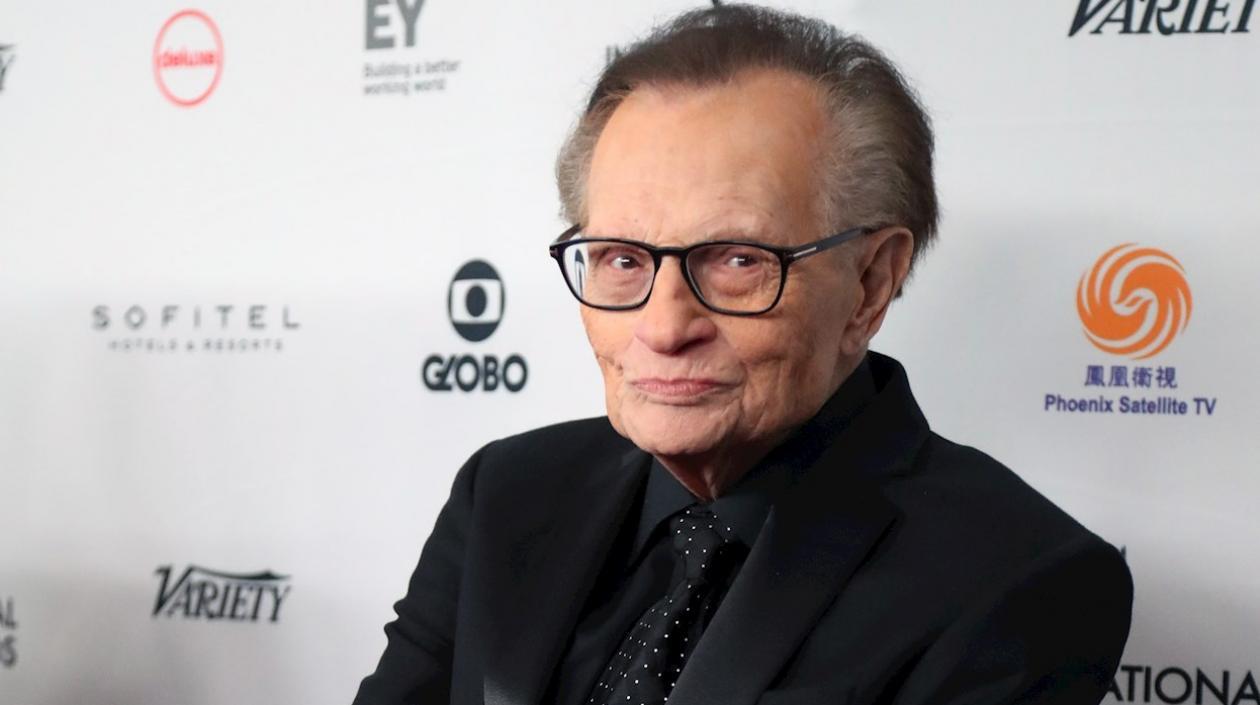 El popular presentador Larry King.