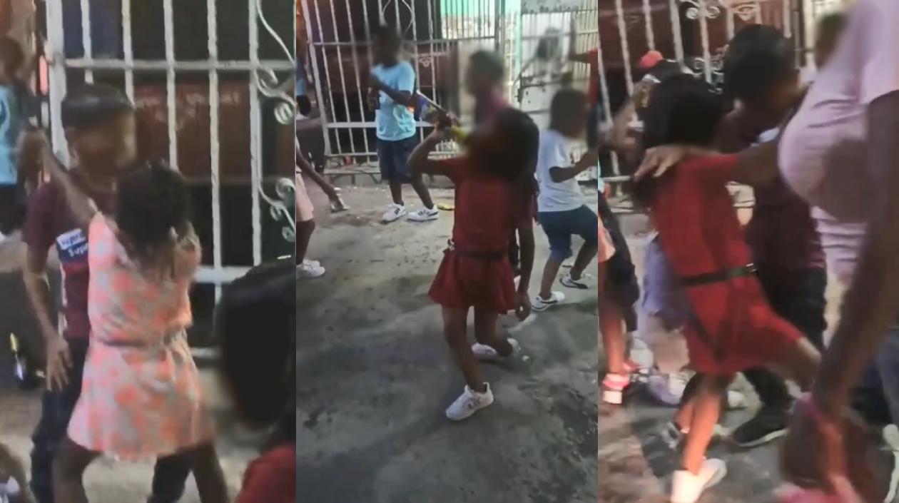 Imágenes del suceso.